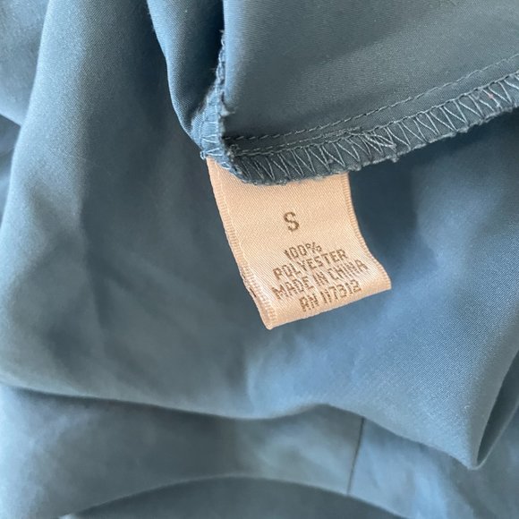 Kenar Small Dusty Blue Cowl Neck Racerback Tank Top - Picture 4 of 4